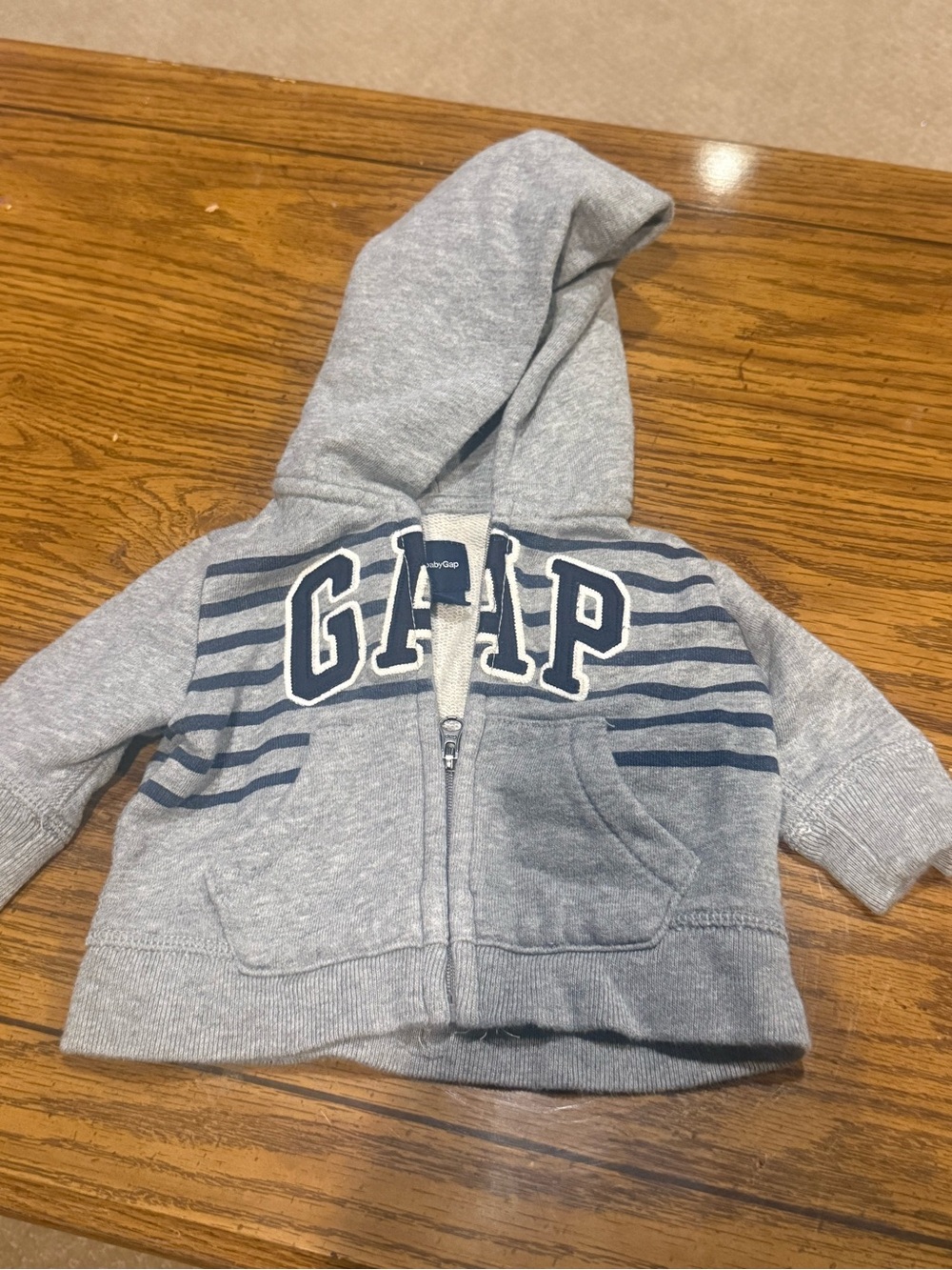 6 for $10 GAP Gray Hooded Zip-Up Sweatshirt